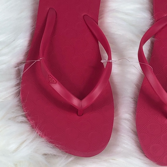 New Roxy Pink Flip Flops - Picture 2 of 5
